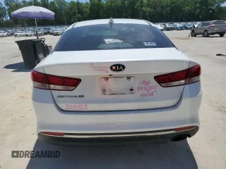 2016 Kia Optima LX with VIN KNAGT4L34G5086877, listed as a Copart auction lot 52037585 with 147,478 mi miles and Salvage Title. Bid and sale history available at carsss.com. Image 6.