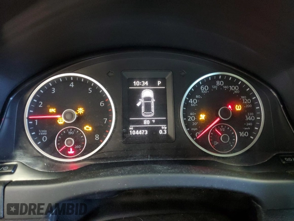 2014 Volkswagen Tiguan SEL с VIN WVGBV3AX8EW026076, выставлен на аукционе Copart как лот 65003585 с пробегом 104 473 миль миль и Чистый • Clean title. История ставок и продаж доступна на DreamBid. Изображение 9.