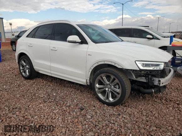 2016 Audi Q3 Prestige with VIN WA1FFCFS9GR020346, listed as a Copart auction lot 39952494 with 50,032 mi miles and . Bid and sale history available at DreamBid. Image 4.