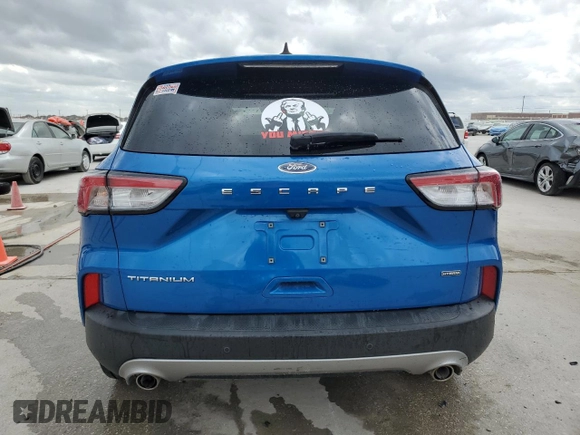 2021 Ford Escape Titanium Hybrid with VIN 1FMCU0DZ2MUB19625, listed as a Copart auction lot 78103914 with 86,861 mi miles and Clean title. Bid and sale history available at DreamBid. Image 6.