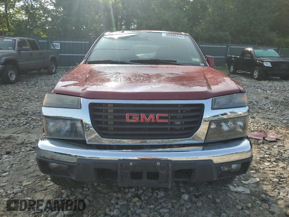2010 GMC Canyon SLE1 with VIN 1GTJTCDE2A8100462, listed as a Copart auction lot 66986244 with 83,072 mi miles and Salvage Title. Bid and sale history available at carsss.com. Image 5.