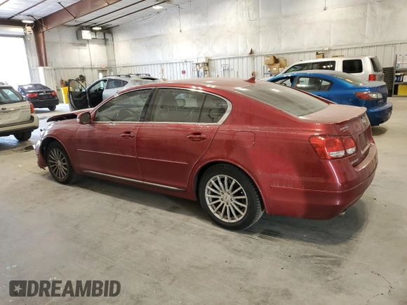 2008 Lexus GS 350 with VIN JTHCE96S280016920, listed as a Copart auction lot 71393494 with 43,149 mi miles and Non Repairable. Bid and sale history available at carsss.com. Image 2.