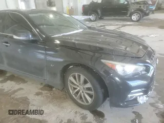 2015 Infiniti Q50 Premium with VIN JN1BV7AP1FM340177, listed as a Copart auction lot 45516215 with 76,116 mi miles and Salvage Title. Bid and sale history available at carsss.com. Image 11.