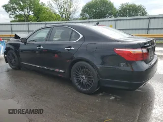 2010 Lexus LS 460 with VIN JTHBL5EF6A5101167, listed as a Copart auction lot 54674145 with 146,830 mi miles and Salvage Title. Bid and sale history available at DreamBid. Image 2.