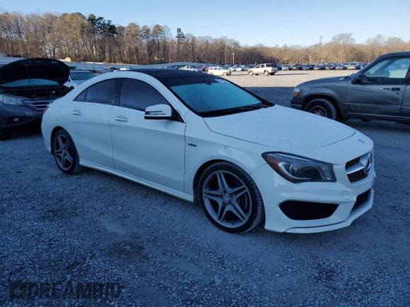 2015 Mercedes-Benz CLA 250 with VIN WDDSJ4EB5FN165731, listed as a Copart auction lot 38870284 with 100,739 mi miles and . Bid and sale history available at DreamBid. Image 4.