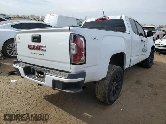 2021 GMC Canyon 4WD Elevation Standard with VIN 1GTH6BEN2M1135093, listed as a Copart auction lot 75037674 with 107,467 mi miles and Salvage Title. Bid and sale history available at carsss.com. Image 3.