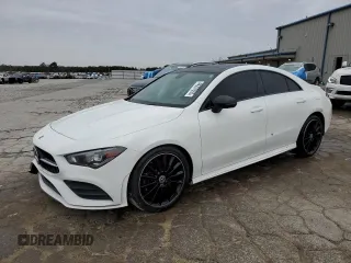 2020 Mercedes-Benz CLA 250 with VIN WDD5J4GB0LN035801, listed as a Copart auction lot 44207555 with 78,857 mi miles and Salvage Title. Bid and sale history available at DreamBid. Image 1.