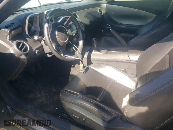 2011 Chevrolet Camaro 2SS with VIN 2G1FT1EW0B9201693, listed as a Copart auction lot 46985565 with 54,168 mi miles and Salvage Title. Bid and sale history available at DreamBid. Image 7.