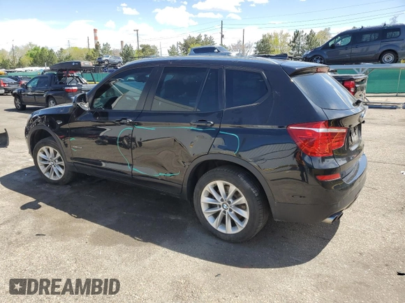 2016 BMW X3 xDrive28i z VIN 5UXWX9C54G0D81378, wystawiony jako Copart lot #54954125 z przebiegiem 83 478 mil mil oraz Szkoda całkowita • Salvage title. Historia ofert i sprzedaży dostępna na DreamBid. Obrazek 2.