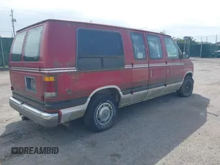 1993 Ford Econoline Cargo with VIN 1FDEE14N6PHB08293, listed as a IAAI auction lot 42052692 with Not Provided miles. Bid and sale history available at carsss.com. Image 4.