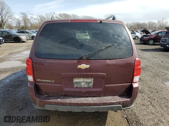 2007 Chevrolet Uplander 3LT with VIN 1GNDV33107D113238, listed as a Copart auction lot 51501155 with 151,452 mi miles and Salvage Title. Bid and sale history available at DreamBid. Image 6.