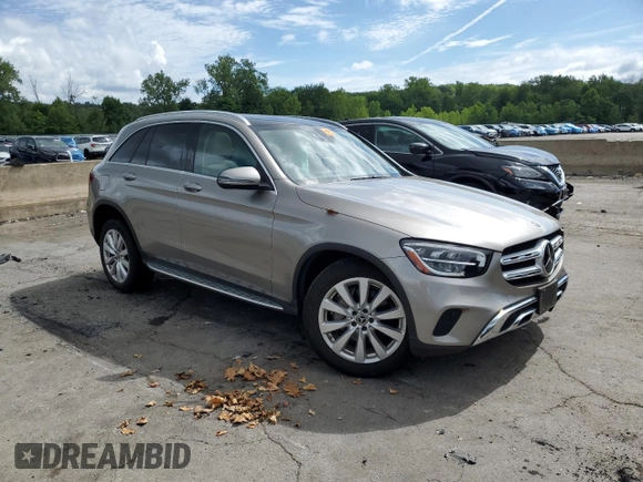 2020 Mercedes-Benz GLC 300 with VIN W1N0G8DB0LF809014, listed as a Copart auction lot 63771045 with 54,110 mi miles and Salvage title. Bid and sale history available at DreamBid. Image 4.