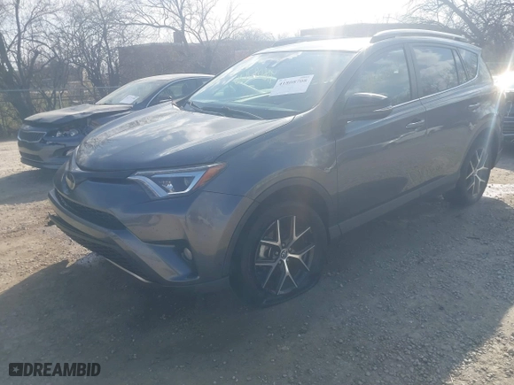 2017 Toyota RAV4 SE with VIN JTMJFREV5HJ704650, listed as a IAAI auction lot 41808708 with 53,637 mi miles. Bid and sale history available at carsss.com. Image 19.
