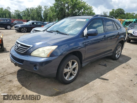 2006 Lexus RX 400h with VIN JTJHW31U360011844, listed as a Copart auction lot 64937715 with 299,187 mi miles and Clean title. Bid and sale history available at DreamBid. Image 1.