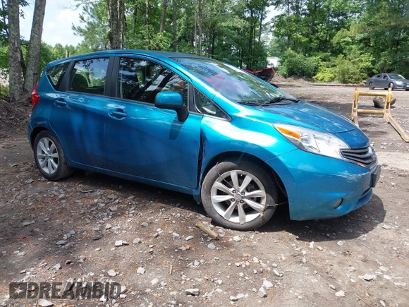 2014 Nissan Note S Plus with VIN 3N1CE2CP2EL375078, listed as a IAAI auction lot 42712747 with 83,020 mi miles and . Bid and sale history available at DreamBid. Image 1.