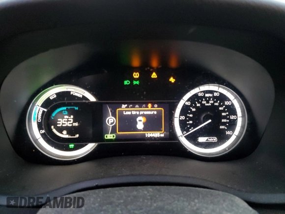 2019 Kia Niro Touring with VIN KNDCE3LC7K5321433, listed as a Copart auction lot 88004415 with 104,435 mi miles and Salvage Title. Bid and sale history available at carsss.com. Image 9.