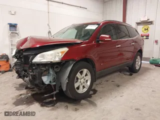 2010 Chevrolet Traverse LT w/1LT with VIN 1GNLRFED5AS141211, listed as a IAAI auction lot 41407190 with 189,101 mi miles. Bid and sale history available at carsss.com. Image 2.