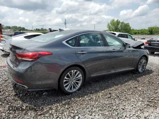 2017 Genesis G80 3.8L z VIN KMHGN4JE0HU209613, wystawiony jako Copart lot #59531725 z przebiegiem 91 939 mil mil oraz Szkoda całkowita • Salvage title. Historia ofert i sprzedaży dostępna na DreamBid. Obrazek 3.