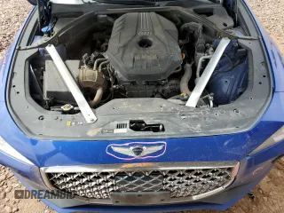 2020 Genesis G70 2.0T with VIN KMTG44LA6LU048650, listed as a Copart auction lot 59025025 with 174,215 mi miles and Salvage title. Bid and sale history available at DreamBid. Image 11.