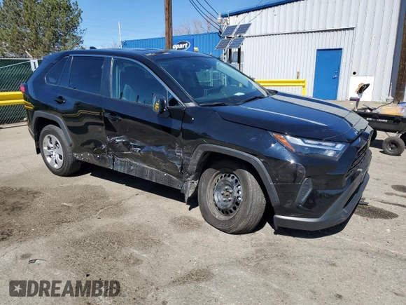 2023 Toyota RAV4 LE with VIN 2T3F1RFV8PW386641, listed as a Copart auction lot 50615355 with 48,455 mi miles and Salvage Title. Bid and sale history available at carsss.com. Image 4.