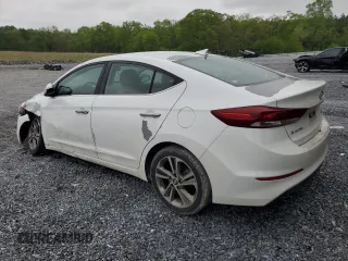 2017 Hyundai Elantra Limited with VIN 5NPD84LFXHH070413, listed as a Copart auction lot 52013365 with 78,761 mi miles and Salvage title. Bid and sale history available at DreamBid. Image 2.