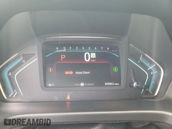 2023 Honda Odyssey Touring with VIN 5FNRL6H84PB019285, listed as a Copart auction lot 53273085 with 29,053 mi miles and Salvage Title. Bid and sale history available at DreamBid. Image 9.