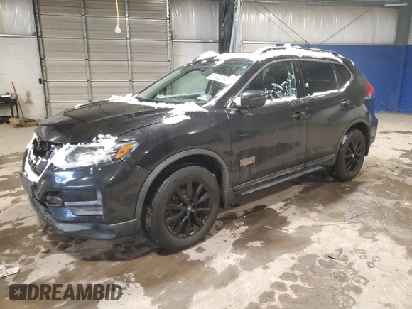 2017 Nissan Rogue SV with VIN 5N1AT2MV7HC768206, listed as a Copart auction lot 87382794 with 79,145 mi miles and Salvage Title. Bid and sale history available at carsss.com. Image 1.
