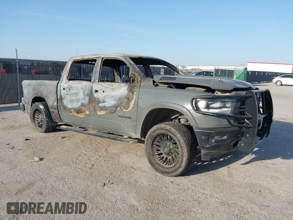 2020 Ram 1500 Big Horn with VIN 1C6SRFFT6LN383461, listed as a IAAI auction lot 41810813 with Not provided miles and . Bid and sale history available at DreamBid. Image 1.