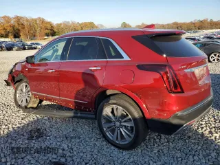 2024 Cadillac XT5 FWD Premium Luxury with VIN 1GYKNCR44RZ753146, listed as a Copart auction lot 85201364 with 5,192 mi miles and Salvage Title. Bid and sale history available at carsss.com. Image 2.
