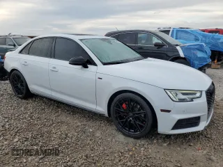 2018 Audi A4 Premium Plus with VIN WAUENAF41JA045609, listed as a Copart auction lot 58598885 with 111,882 mi miles and Salvage title. Bid and sale history available at DreamBid. Image 4.