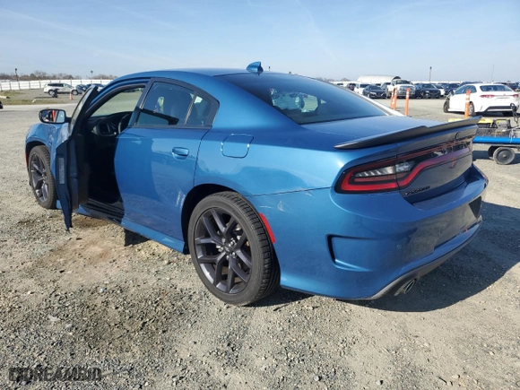 2021 Dodge Charger GT with VIN 2C3CDXHG0MH591867, listed as a Copart auction lot 46608455 with 29,909 mi miles and Salvage Title. Bid and sale history available at carsss.com. Image 2.