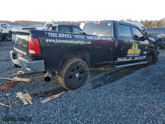 2018 Ram 2500 Tradesman with VIN 3C6UR5HL4JG329355, listed as a Copart auction lot 84515864 with 0 mi miles and Salvage Title. Bid and sale history available at carsss.com. Image 3.