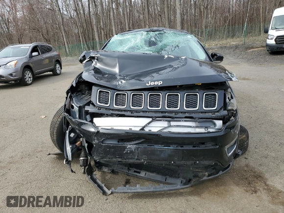 2020 Jeep Compass Limited with VIN 3C4NJDCB6LT154078, listed as a Copart auction lot 51684895 with 44,350 mi miles and Salvage Title. Bid and sale history available at carsss.com. Image 5.
