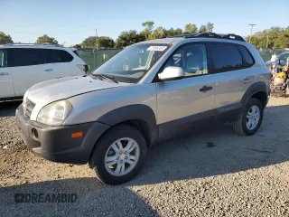 2007 Hyundai Tucson SE with VIN KM8JN12D67U637520, listed as a Copart auction lot 72886354 with 111,736 mi miles and Salvage Title. Bid and sale history available at carsss.com. Image 1.