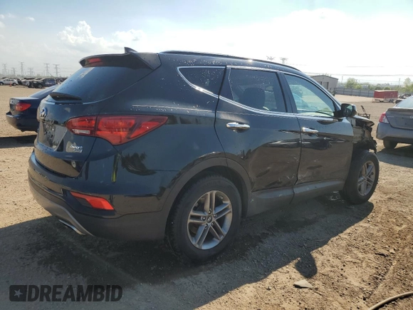2017 Hyundai Santa Fe 2.4L z VIN 5NMZUDLB1HH034797, wystawiony jako Copart lot #56834465 z przebiegiem 47 528 mil mil oraz Szkoda całkowita • Salvage title. Historia ofert i sprzedaży dostępna na DreamBid. Obrazek 3.