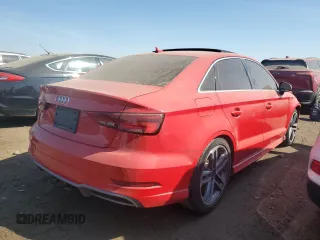 2017 Audi A3 Sedan Premium Plus with VIN WAUGUGFF2H1035794, listed as a Copart auction lot 48891635 with 64,635 mi miles and Salvage Title. Bid and sale history available at carsss.com. Image 3.