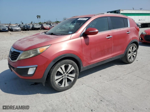 2011 Kia Sportage EX with VIN KNDPC3A27B7145148, listed as a Copart auction lot 50595725 with 250,460 mi miles and Clean Title. Bid and sale history available at carsss.com. Image 1.