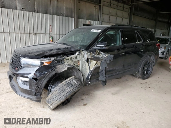 2020 Ford Explorer ST with VIN 1FM5K8GCXLGA41094, listed as a Copart auction lot 46033285 with 47,039 mi miles and Salvage Title. Bid and sale history available at DreamBid. Image 1.