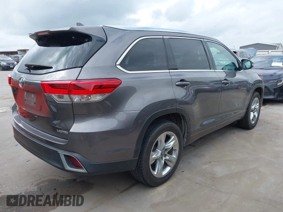 2018 Toyota Highlander Limited with VIN 5TDYZRFH5JS276425, listed as a IAAI auction lot 42070369 with 129,215 mi miles and . Bid and sale history available at DreamBid. Image 4.