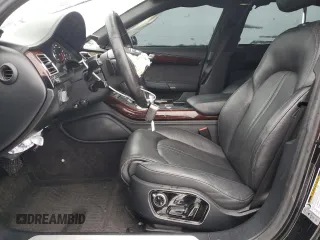 2014 Audi A8 L 3.0T with VIN WAURGAFD1EN002981, listed as a Copart auction lot 87282884 with 106,763 mi miles and Salvage Title. Bid and sale history available at carsss.com. Image 7.