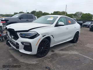 2021 BMW X6 xDrive40i with VIN 5UXCY6C00M9F88215, listed as a IAAI auction lot 41646498 with 43,587 mi miles. Bid and sale history available at carsss.com. Image 17.