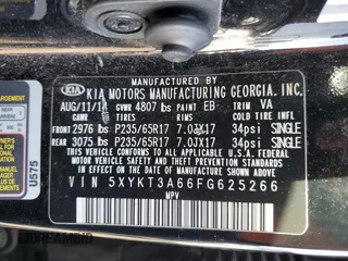 2015 Kia Sorento LX with VIN 5XYKT3A66FG625266, listed as a Copart auction lot 42513795 with 117,942 mi miles and Clean Title. Bid and sale history available at DreamBid. Image 12.