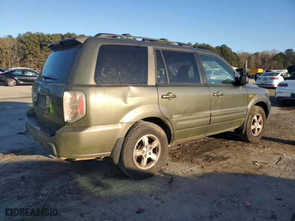 2006 Honda Pilot EX-L with RES with VIN 5FNYF28636B005046, listed as a Copart auction lot 87370014 with 249,354 mi miles and Salvage Title. Bid and sale history available at carsss.com. Image 3.