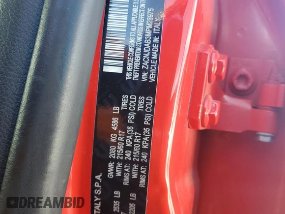 2021 Jeep Renegade Jeepster with VIN ZACNJDAB3MPM28975, listed as a Copart auction lot 42562175 with 65,447 mi miles and Clean title. Bid and sale history available at DreamBid. Image 13.