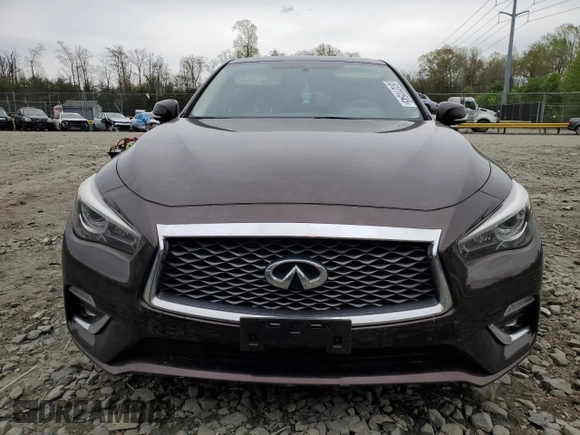 2020 Infiniti Q50 Luxe z VIN JN1EV7AR6LM251313, wystawiony jako Copart lot #51211545 z przebiegiem 43 335 mil mil oraz Szkoda całkowita • Salvage title. Historia ofert i sprzedaży dostępna na DreamBid. Obrazek 5.