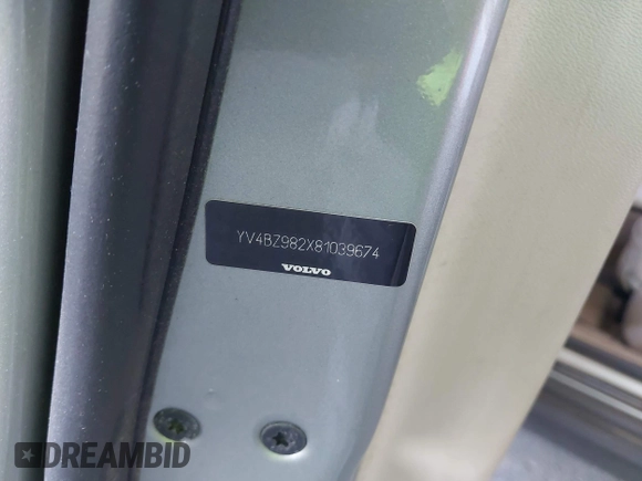 2008 Volvo XC70 с VIN YV4BZ982X81039674, выставлен на аукционе IAAI как лот 42288521 с пробегом 126 283 миль миль и . История ставок и продаж доступна на DreamBid. Изображение 9.