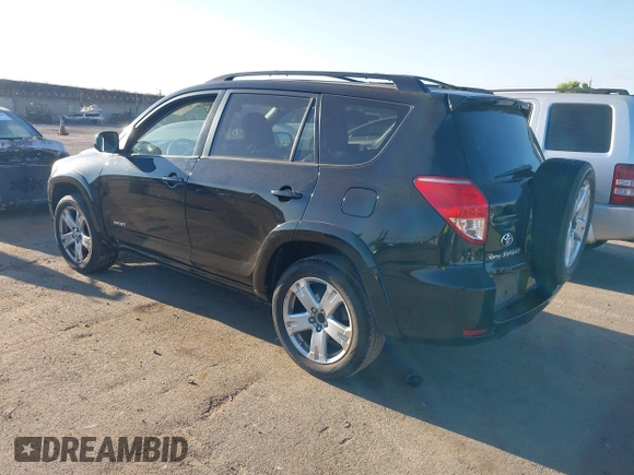 2007 Toyota RAV4 Sport with VIN JTMZK32V976009928, listed as a IAAI auction lot 42783872 with 211,480 mi miles and . Bid and sale history available at DreamBid. Image 3.