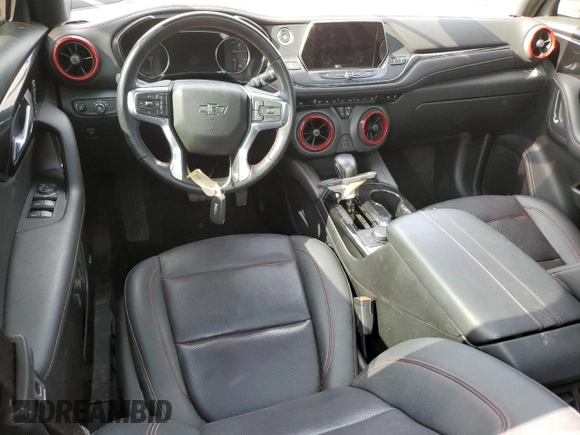2021 Chevrolet Blazer RS with VIN 3GNKBERS4MS560615, listed as a Copart auction lot 51508685 with 63,207 mi miles and Salvage title. Bid and sale history available at DreamBid. Image 8.