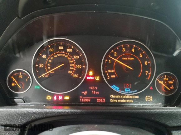 2018 BMW 3 Series 330e iPerformance with VIN WBA8E1C56JA159633, listed as a Copart auction lot 45280275 with 113,997 mi miles and Salvage Title. Bid and sale history available at carsss.com. Image 9.