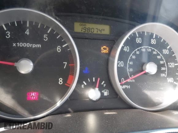 2007 Hyundai Accent GS with VIN KMHCM36C87U025960, listed as a IAAI auction lot 41253249 with 198,074 mi miles. Bid and sale history available at carsss.com. Image 7.